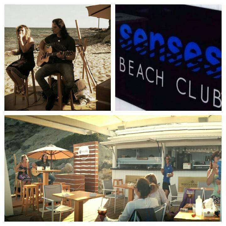 Acústico con Ilu Pérez en el Senses Beach Club de Campello (Alicante)!!