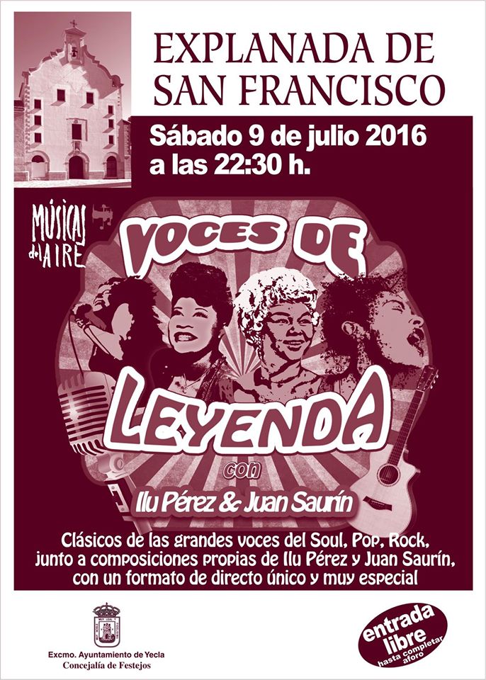 Nuevo espectáculo «Voces de Leyenda» con Ilu Pérez!!