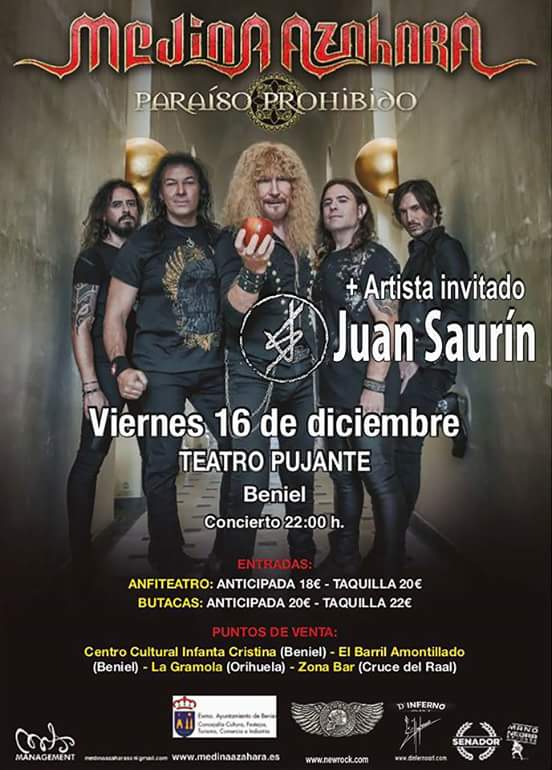 Fantástica crónica del concierto en Beniel (Murcia) por «Metalcry.com»!!